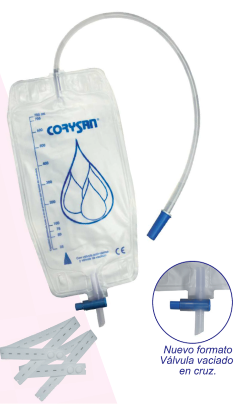 BOLSA ORINA CORYSAN CAMA C/VAL 2 L 30 u